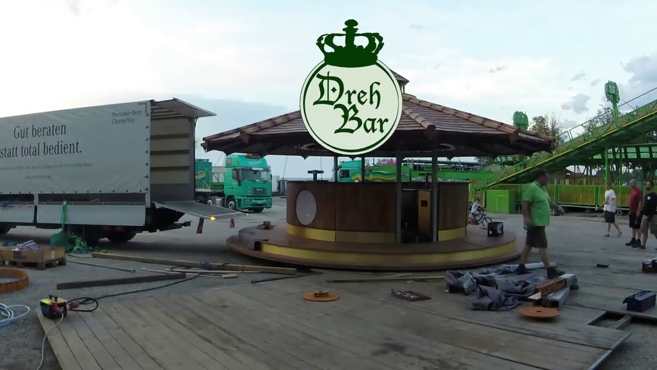 Drehbar Erding - Aufbau