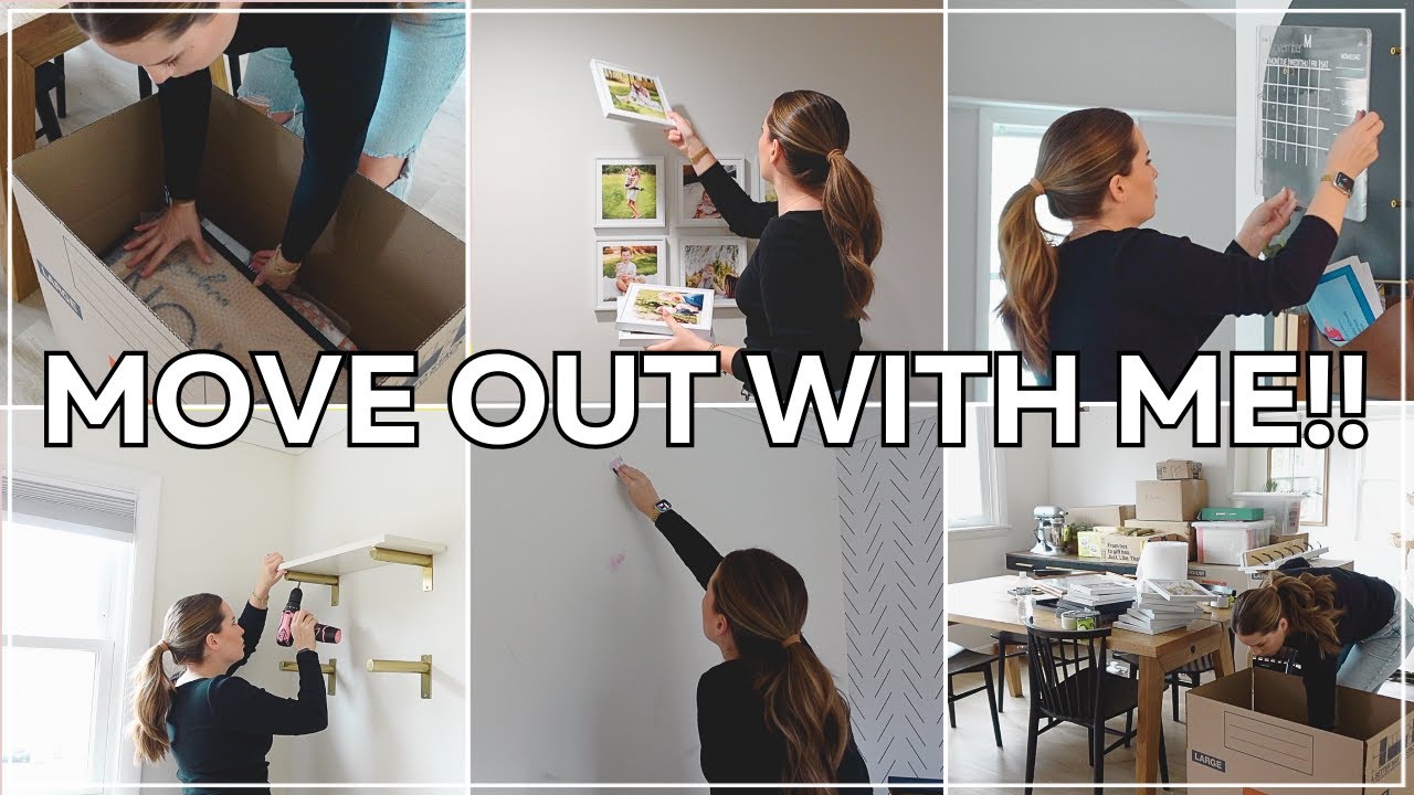 MOVE OUT with me!! 😳 Decluttering & Packing up our house / getting rid of clutter to start fresh