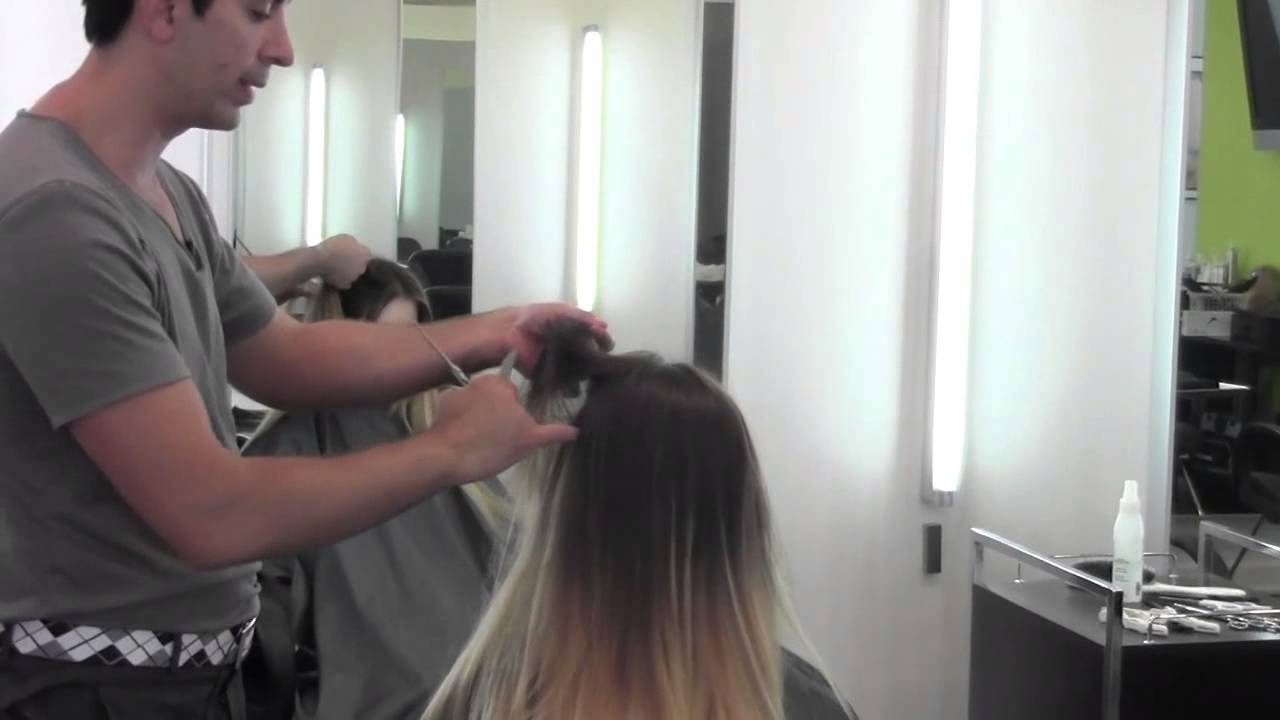 How to Cut & Blend Hair Extensions For A Seamless Ombre Look