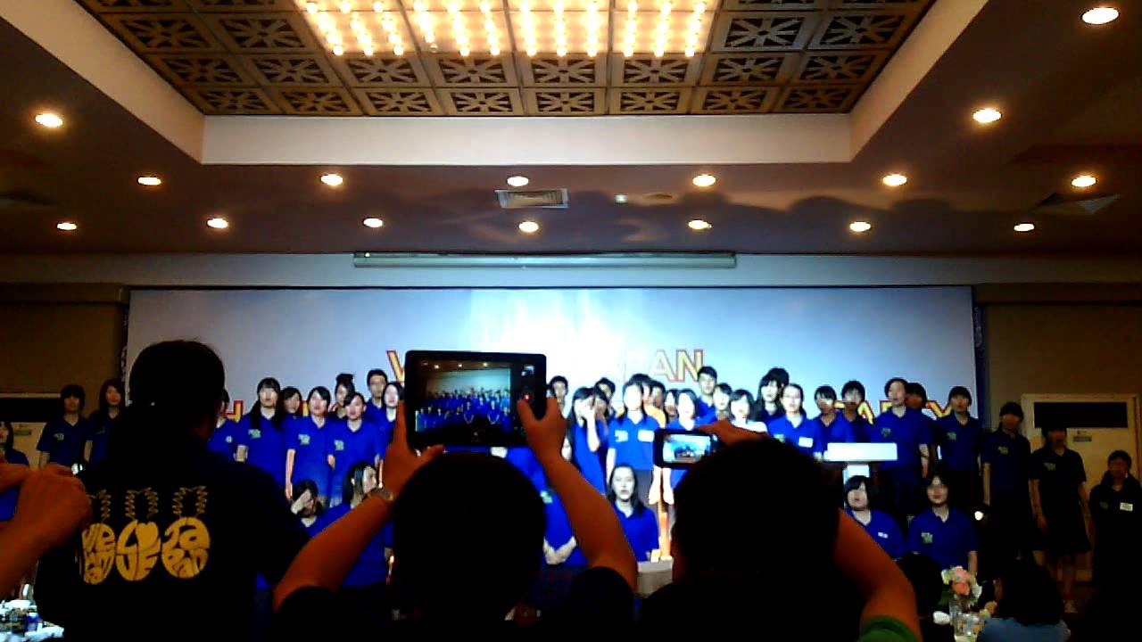 The last song of Farewell party in Vietnam