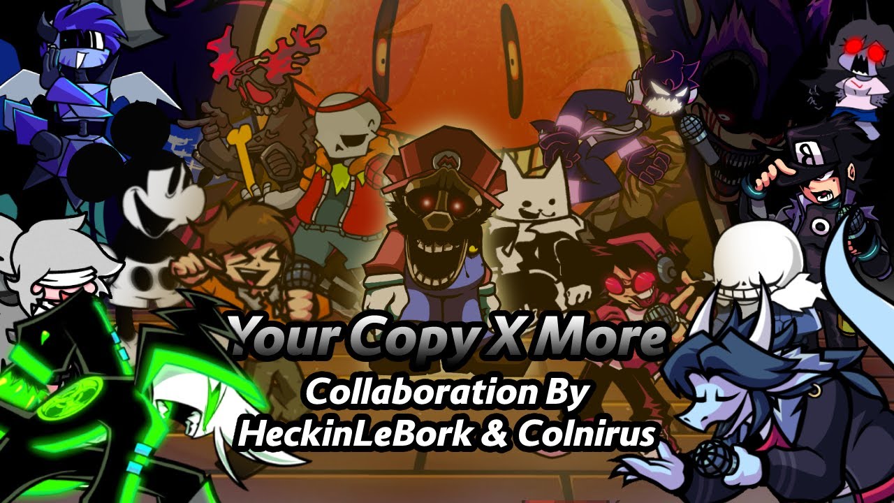 Your Copy BETADCIU X More [Your Copy x 45 Songs] FNF Mashup Collaboration by HeckinLeBork & @discyax