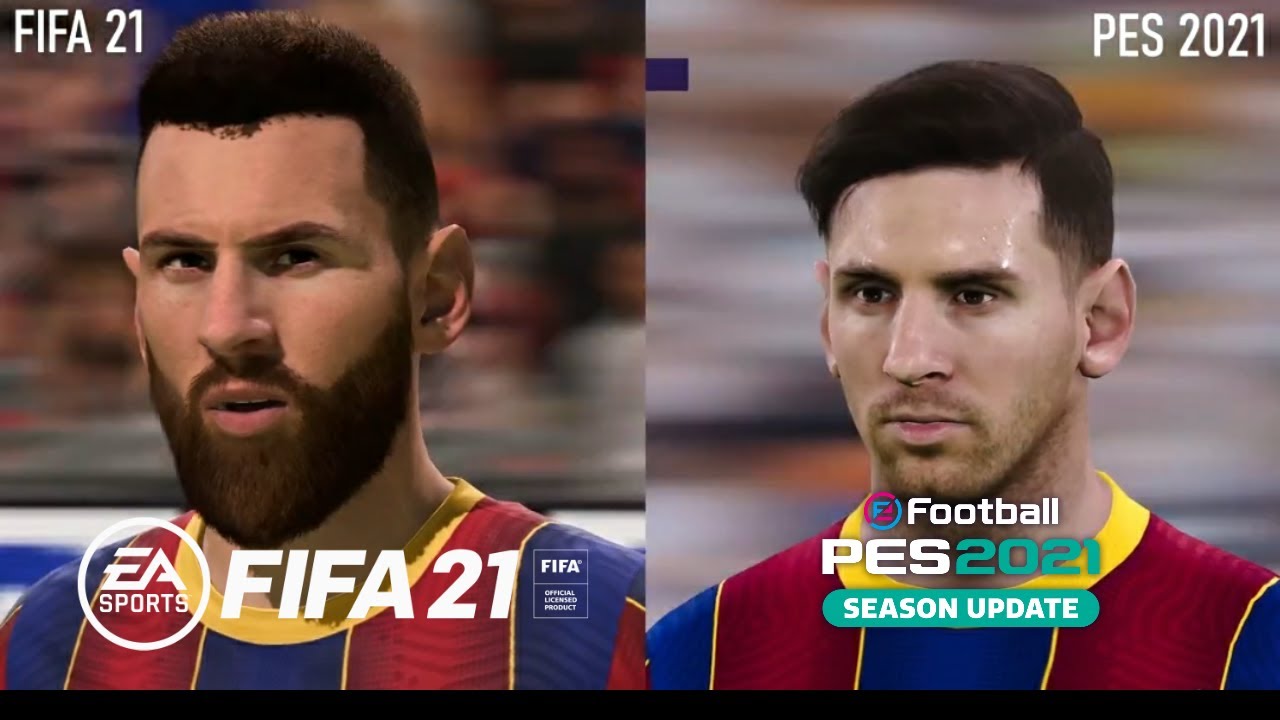 FIFA 2021 vs PES MOBILE 2021