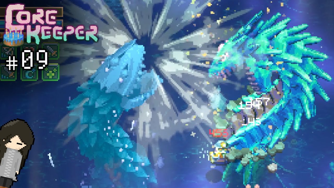 ２頭の蛇、氷の巨竜クライドラとおまけ程度にアトラスワーム【Core Keeper】09