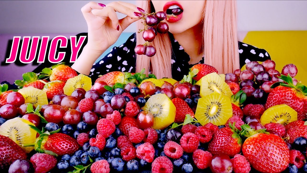 ASMR FRUIT PLATTER | Crunchy Eating Sounds