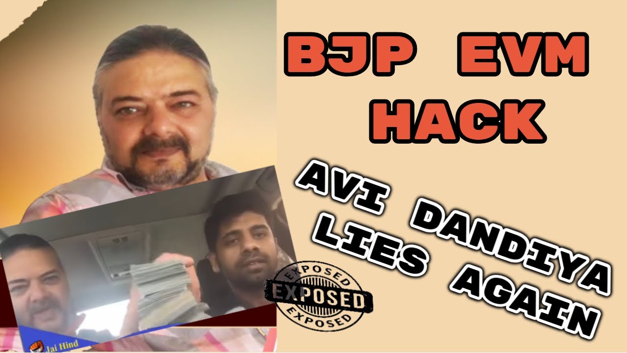 BJP hacked EVM. voice record of Amit Shah and NIA chief | Fake by AVi Dandiya
