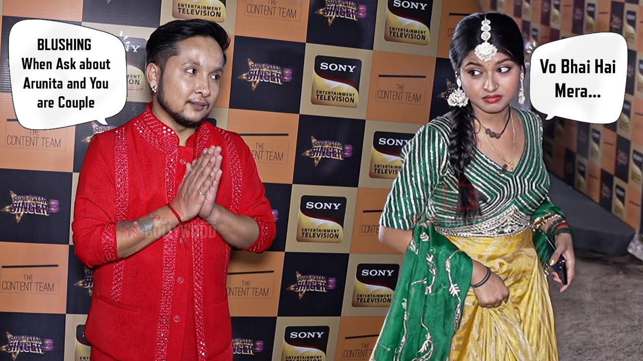 Pawandeep Rajan BLUSH and Arunita Kanjilal said Bhai hai mera | Shooting for Superstar Singer 3