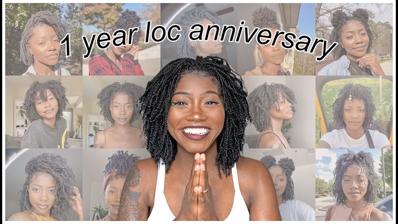 1 YEAR VISUAL MICROLOC JOURNEY | Keke J. #locaversary #locjourney #microlocjourney #1yearlocd