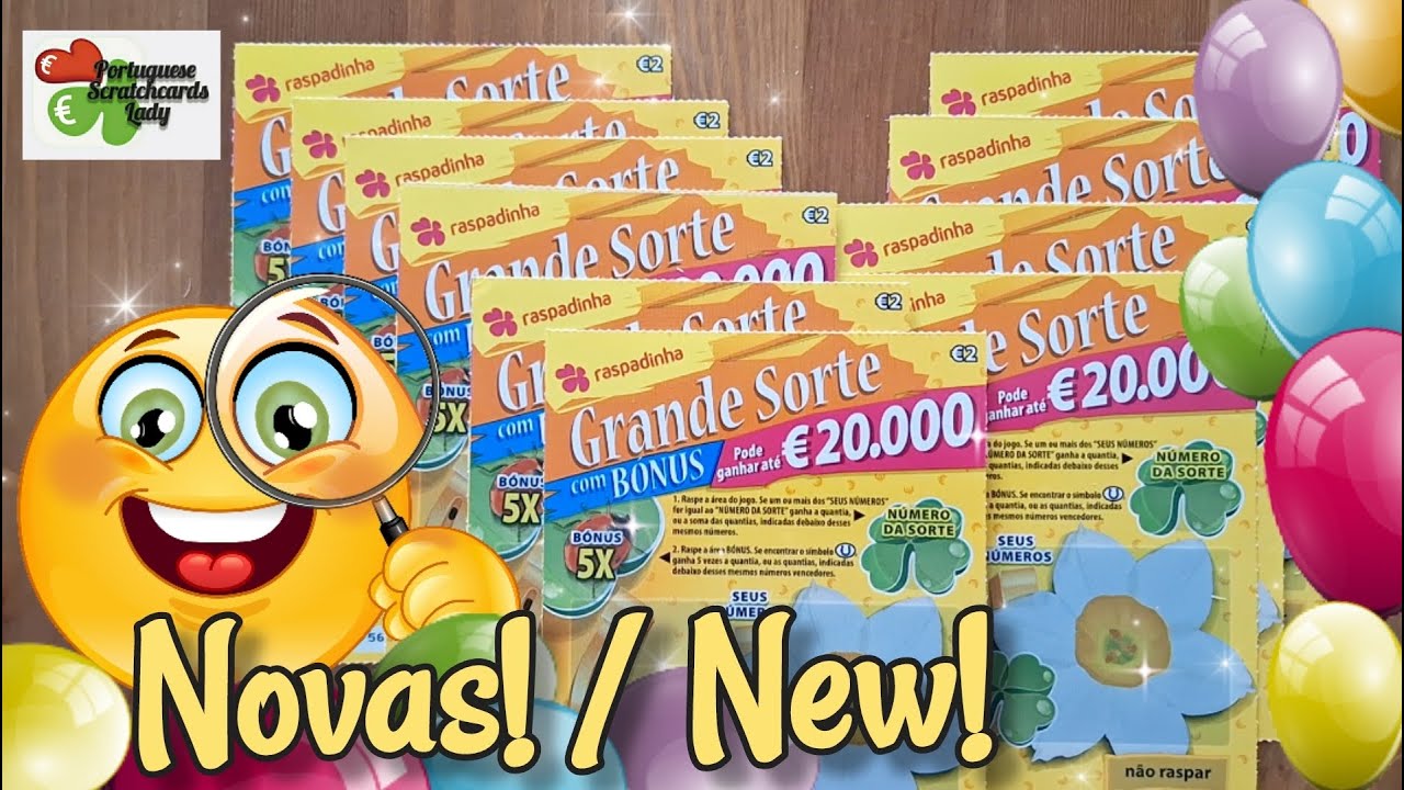 🤩💥NOVAS RASPADINHAS da Grande SORTE!🍀...Tive SORTE?!😉🍀🏆/🤩💥NEW SCRATCHCARDS Great LUCK!🍀...LUCK?!😉🍀🏆