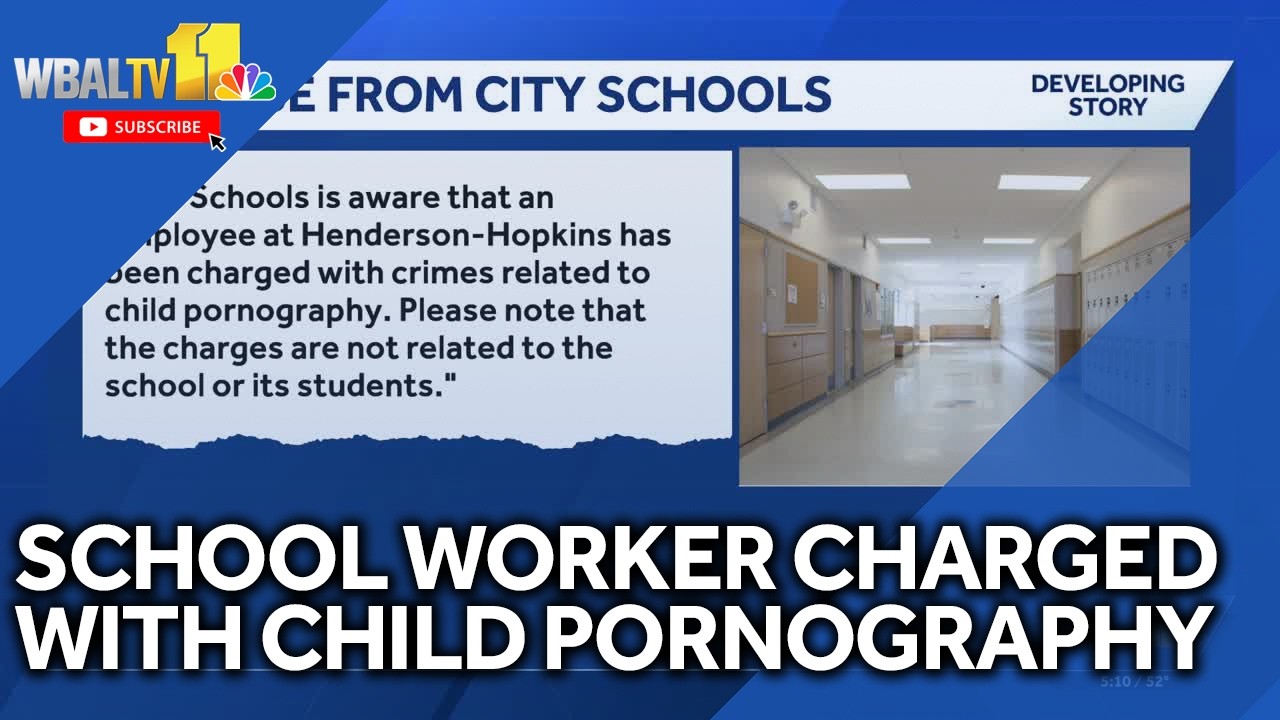 West Baltimore school employee faces child pornography charges
