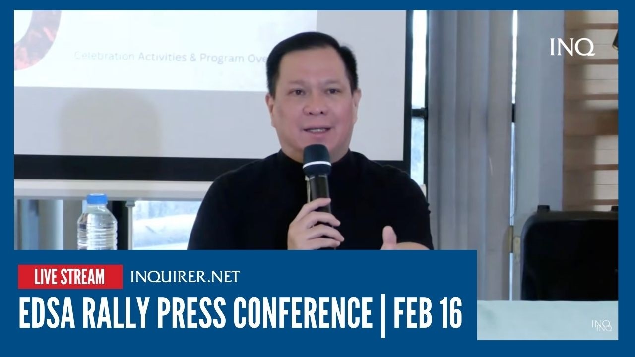LIVE: EDSA rally press conference | Feb 16