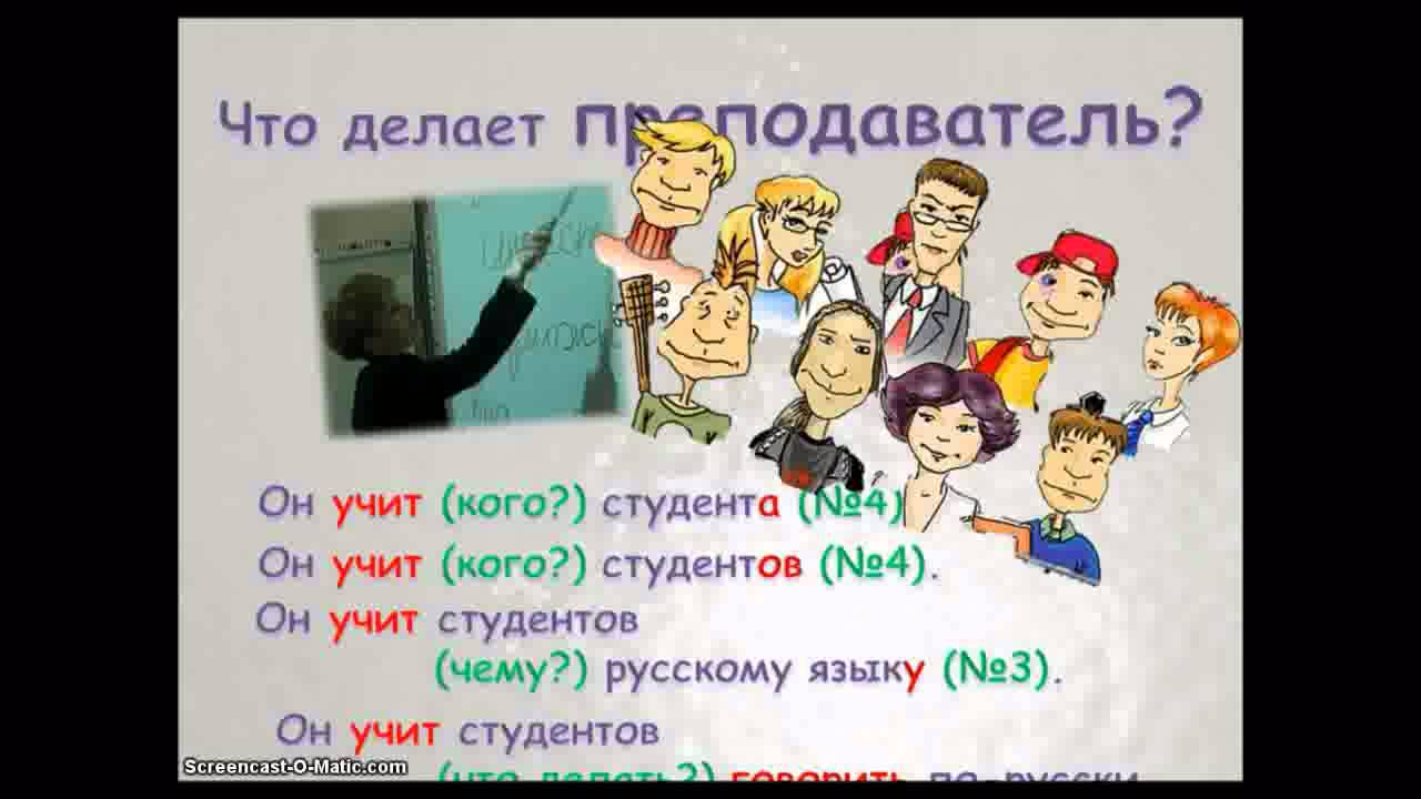 Слово недели. Изучать -  учить - учиться