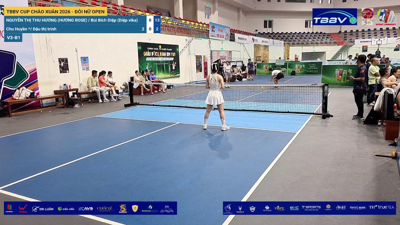 LIVE | TBBV CUP CHÀO XUÂN 2026 - ĐÔI NỮ OPEN | V3-B1