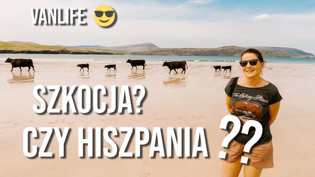 Szkocja - plaże❗️Nie mogliśmy w to uwierzyć Vanlife Szkocja #45