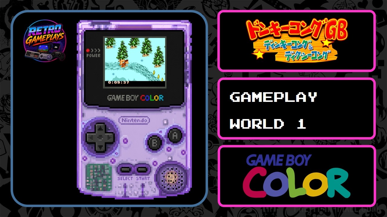 Donkey Kong Land 3 Gameplay (Nintendo Game Boy Color)