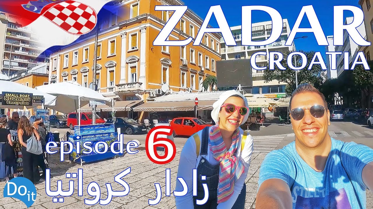 🇭🇷 Walking tour in Zadar, Croatia. 📍 Episode 6  جولة في مدينة زادار كرواتيا الحلقة