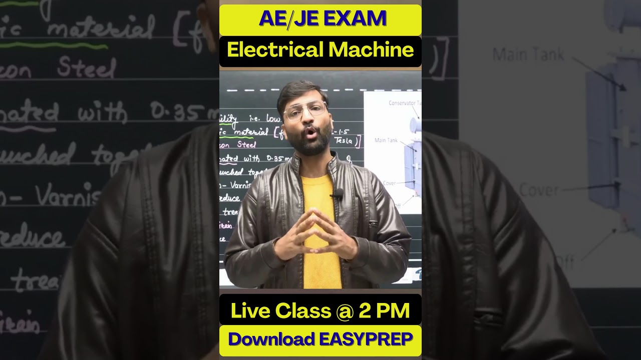 Electrical Machine | Detailed Live Classes | RRB JE | BTSC JE | AE/JE 