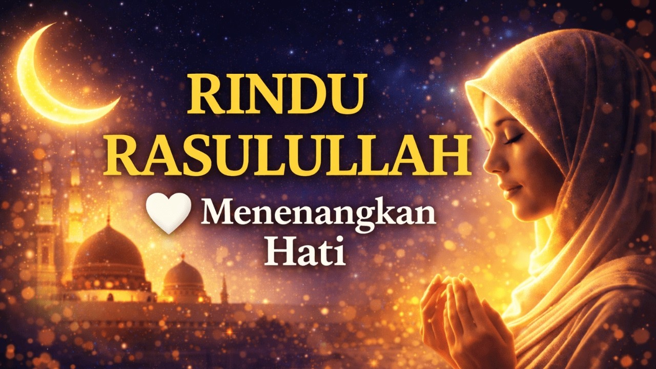 Namamu Penyejuk Hatiku 🤍 Sholawat Rindu Rasulullah yang Menenangkan Hati