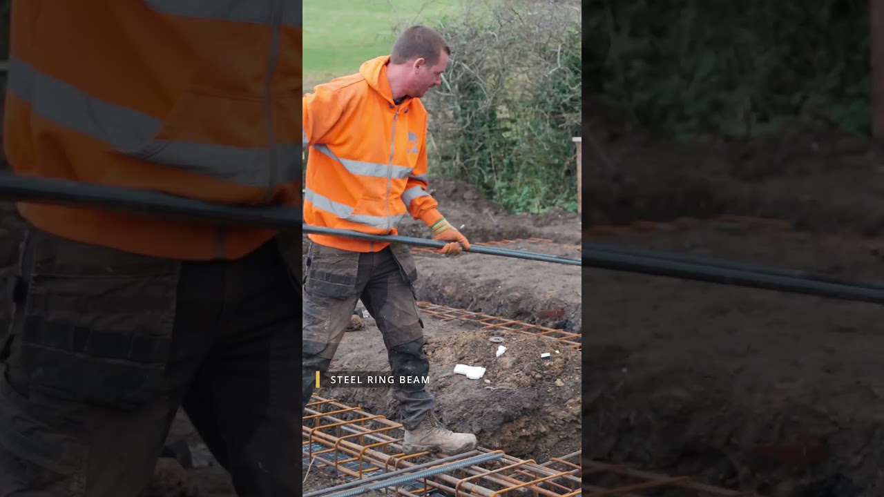Installing 24 Piles & Preparing for Concrete | New Build Near Manchester 💪 #construction #newbuild