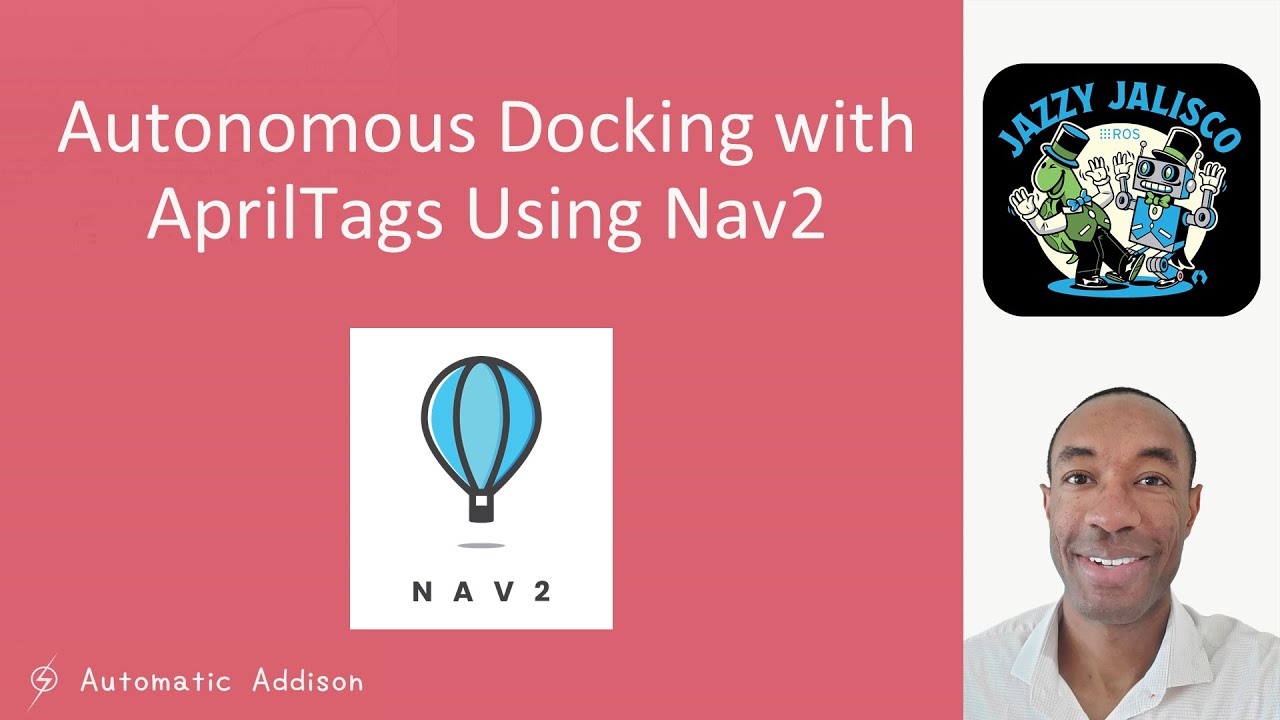 Autonomous Docking with AprilTags Using Nav2 - ROS 2 Jazzy