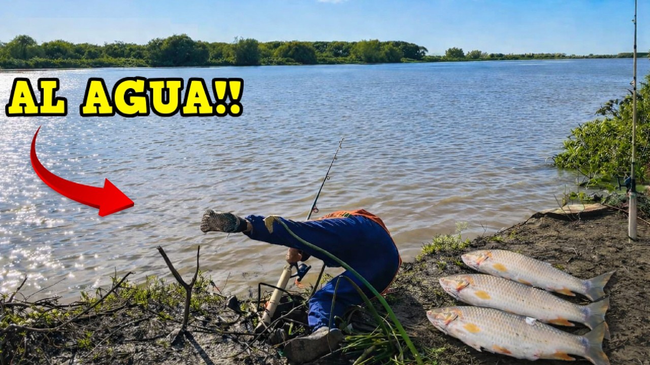 Me Tira La Ca&ntilde;a al Agua / Peces Gigantes / El Chuza pesca!!