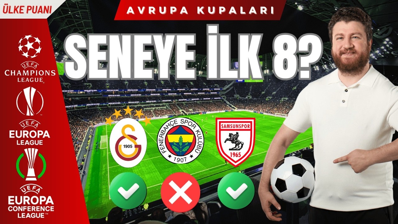 Hollanda'yı Geçip İlk 8?... Galatasaray, Samsunspor & Ülke Puanı Hedeflerimiz...