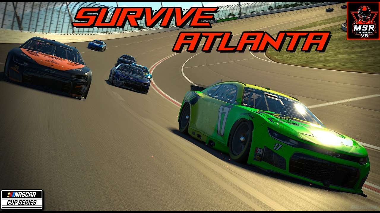 Oval Racing Returns! NASCAR Survival at Atlanta / iRacing /