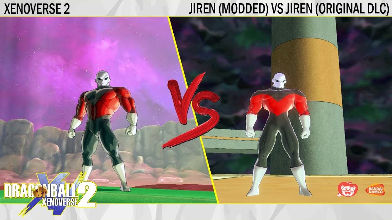Jiren Modded Version vs Jiren DLC Version ! is it worth to compare !? Dragonball Xenoverse 2