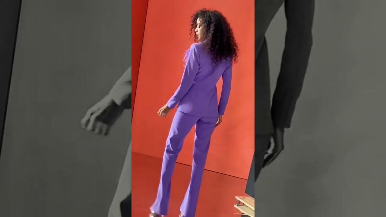Tailleur giacca e pantaloni a sigaretta