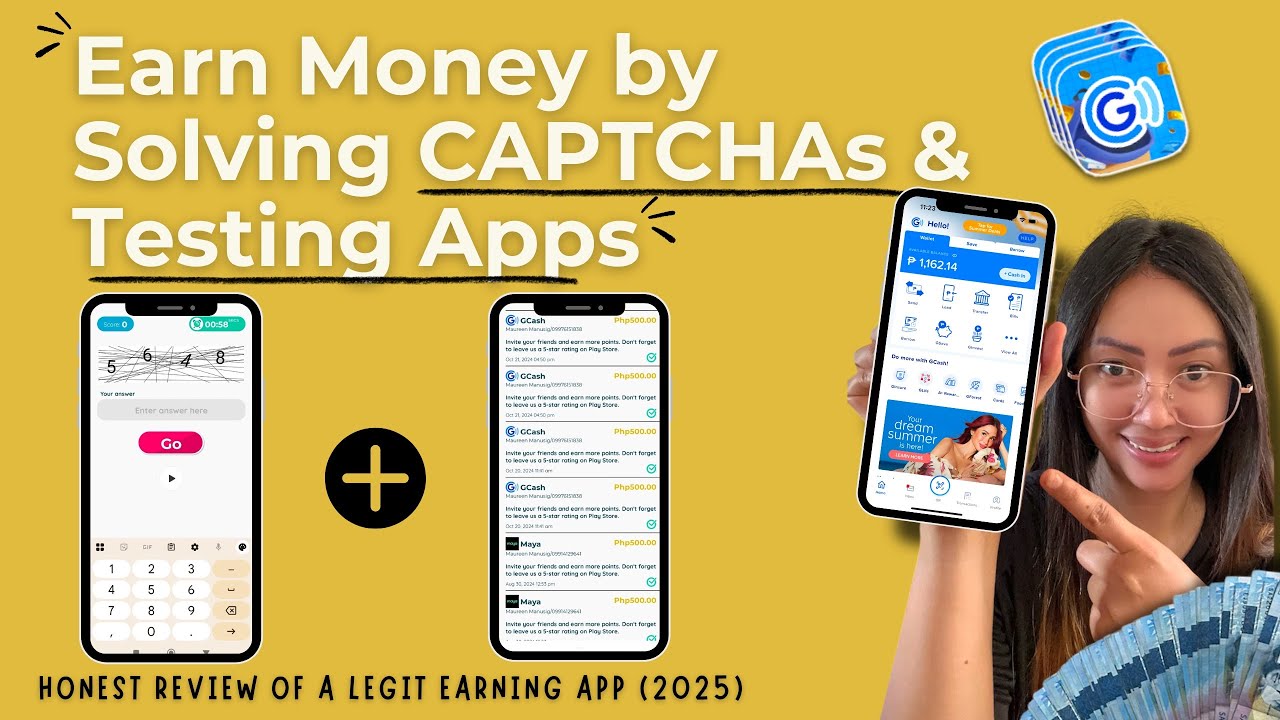 EARN MONEY BY CAPTCHA SOLVING & TESTING APPS