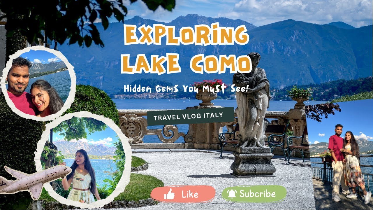 Lake Como Italy Vlog 🌅 | Europe ka Most Beautiful Lake 🌍 | Must Visit in Europe!
