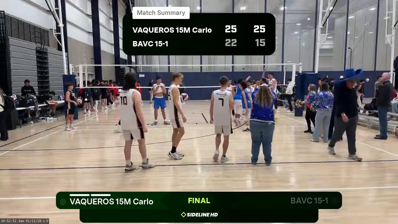 VAQUEROS 15M Carlo @ BAVC 15-1 (2026.01.11)