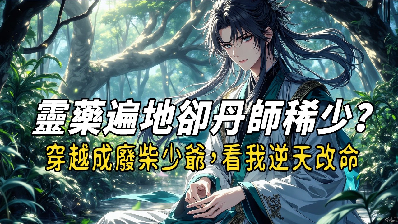 《靈藥遍地卻丹師稀少？穿越成廢柴少爺，看我逆天改命》地球隱世丹門傳人穿越異界，手握絕世丹術，以丹入武！靈藥遍地卻丹師稀少？這一世，我要讓整個大陸為我的丹藥顫抖！
