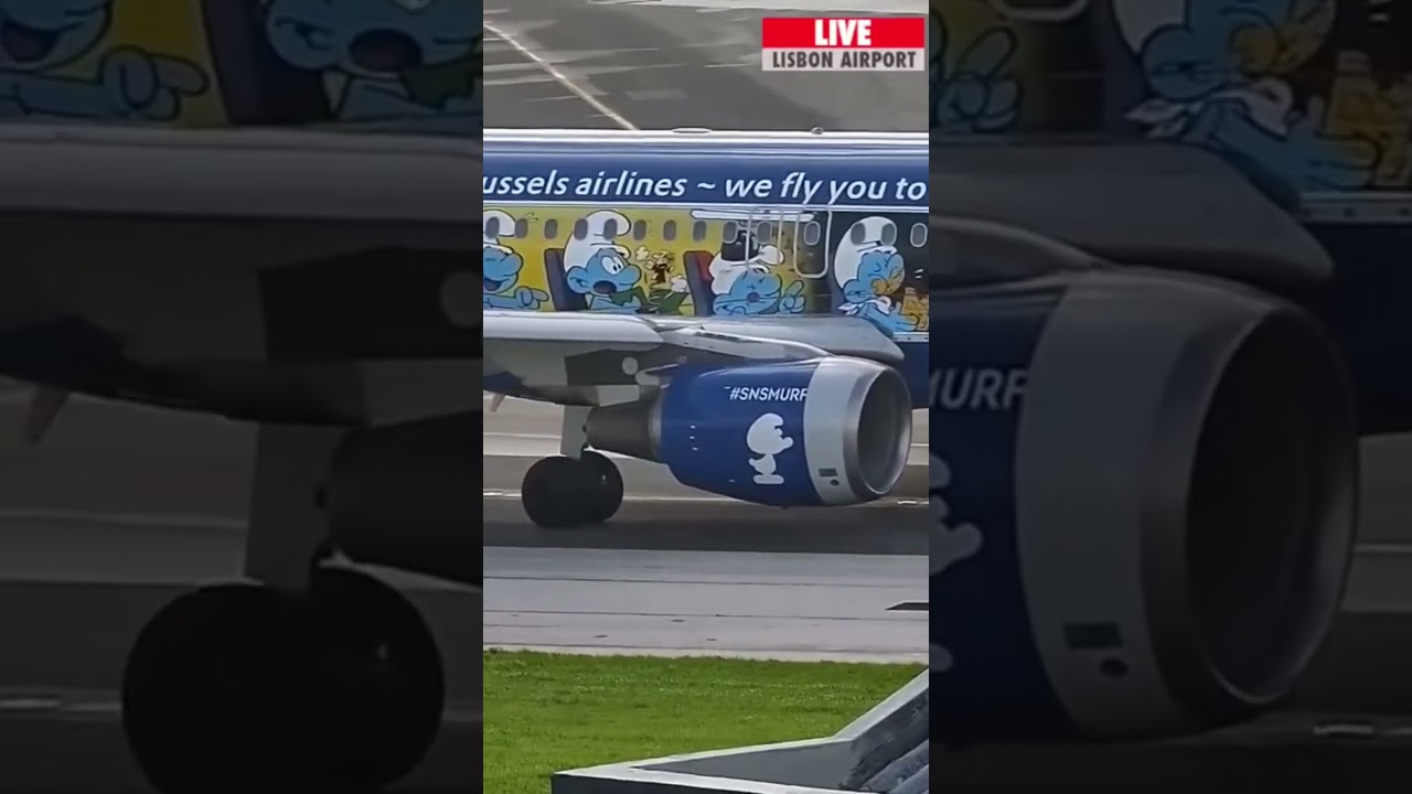Smurfs! Brussels Airlines 