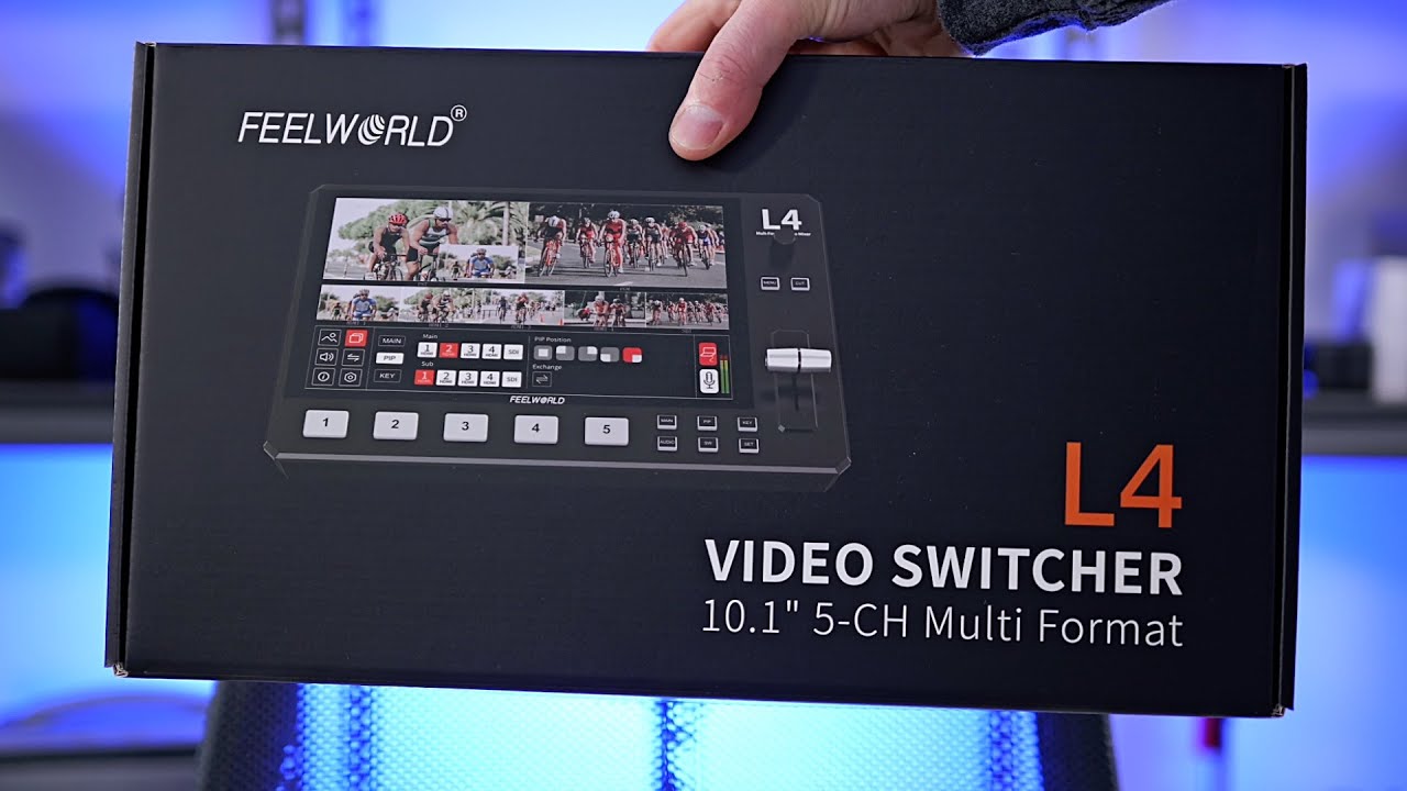 FEELWORLD L4: 5-канальный коммутатор HDMI/SDI с 10,1-дюймовым сенсорным экраном!