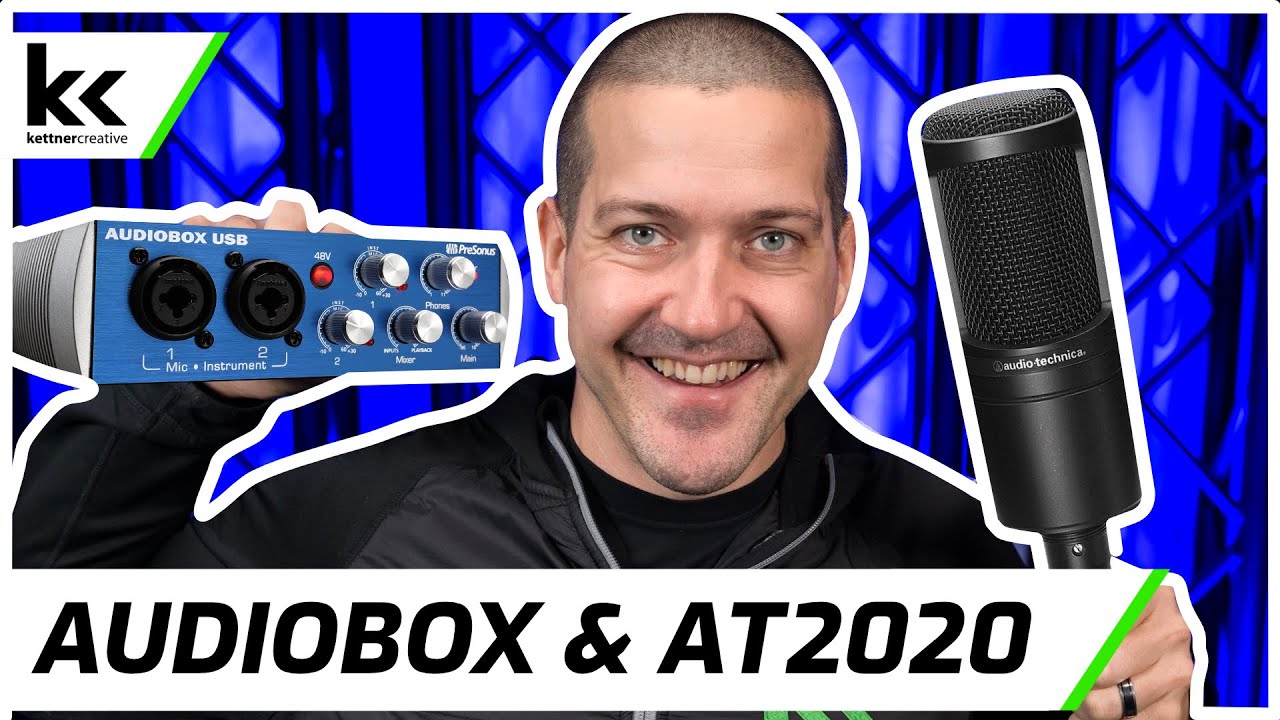 PreSonus AudioBox USB 96 и AT2020 | Настройка и демонстрация