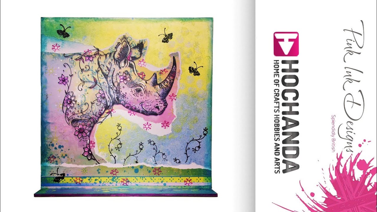 Pink Ink Designs On Hochanda, Rhino Stamp.