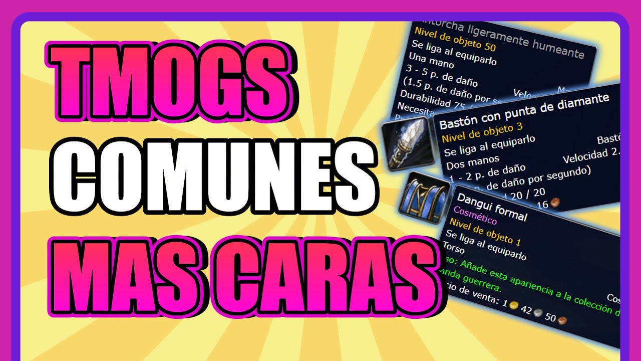 TRANSFIGURACIONES BLANCAS/GRISES MAS CARAS! #worldofwarcraft #thewarwithin #guia