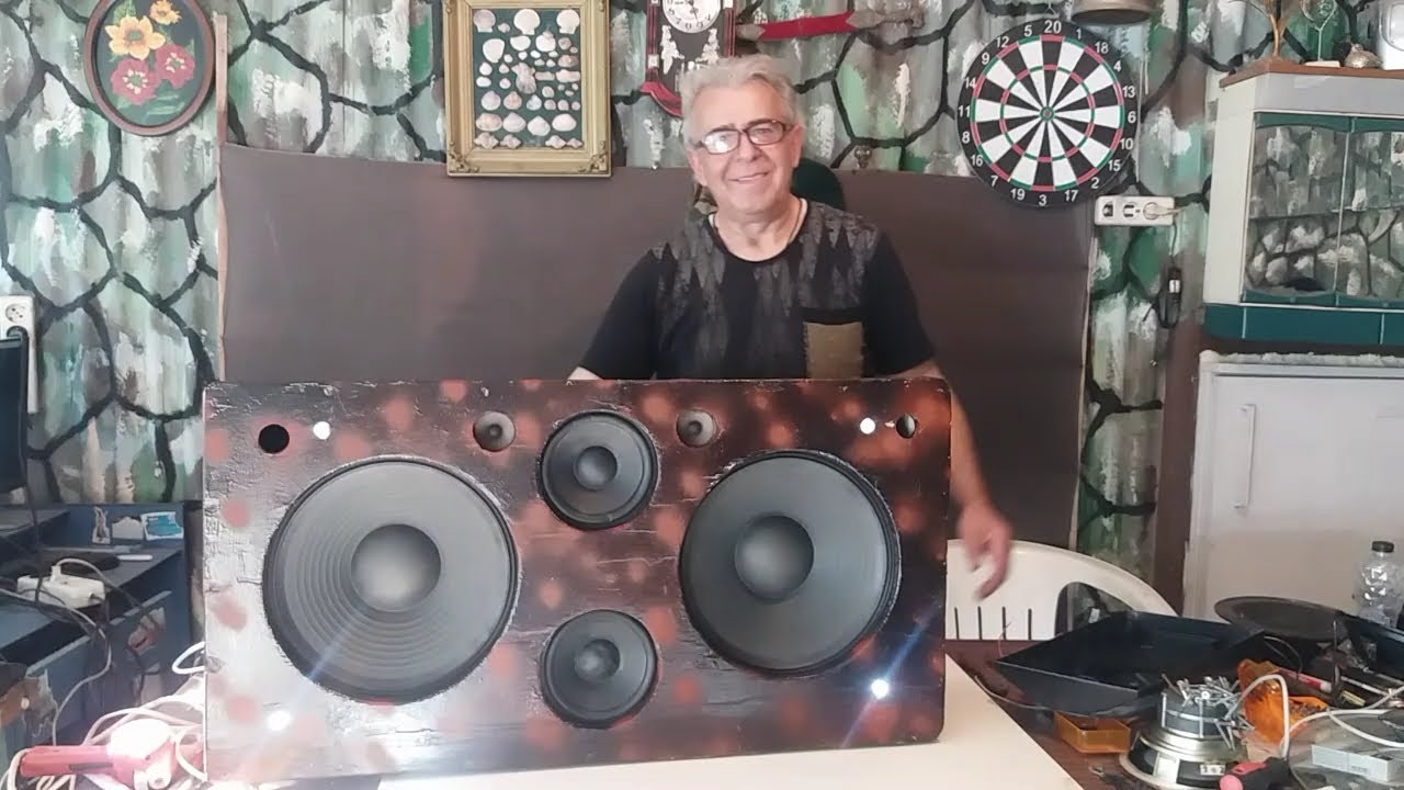 Πως να κάνουμε ηχεία και σύνδεση How to make a speaker box and connections