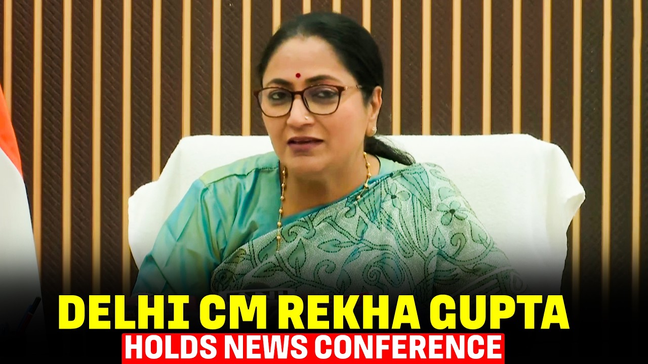 LIVE: Delhi CM Rekha Gupta hits out at congress over ECI-SIR controversy | CEC Gyanesh Kumar | BJP
