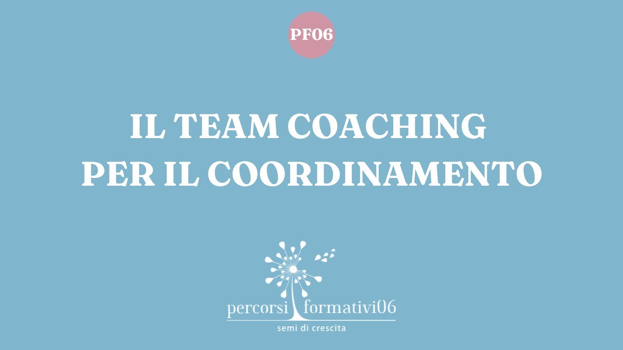 Il team coaching per il coordinamento