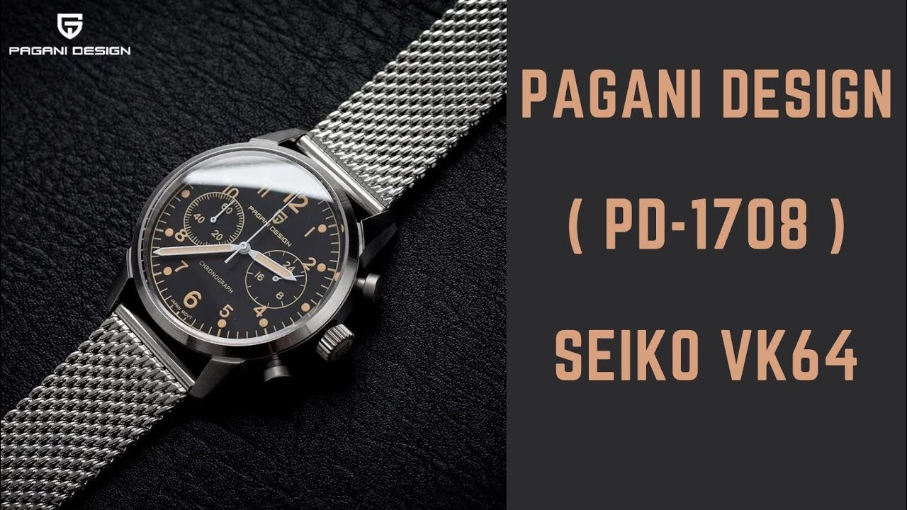 PAGANI DESIGN PD-1708 SAAT İNCELEMESİ (SEİKO VK64)