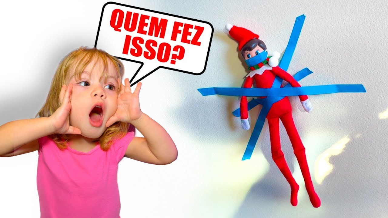 ALGUÉM PRENDEU a ELFA na PAREDE! QUEM FEZ ISSO com a PIXIE? Pai Também Vloga
