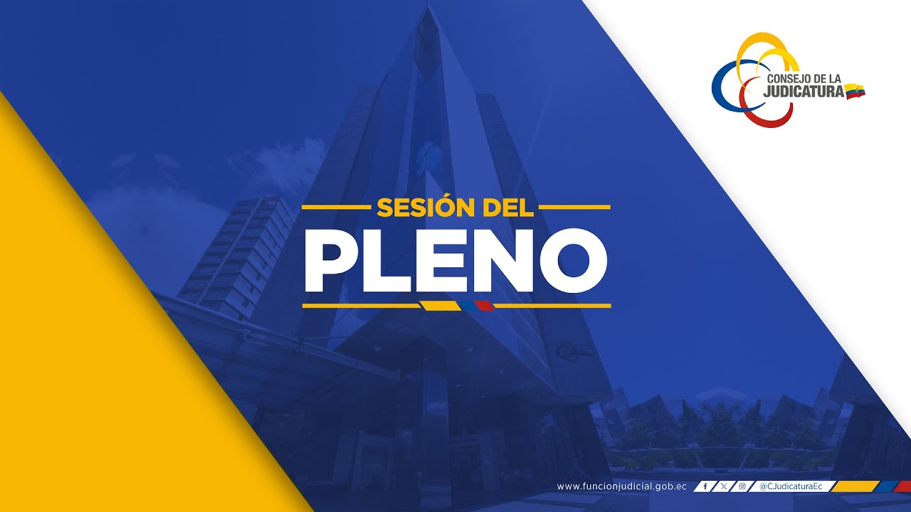 Sesión ordinaria del Pleno del Consejo de la Judicatura, No. 109-2025 de 09 de diciembre de 2025