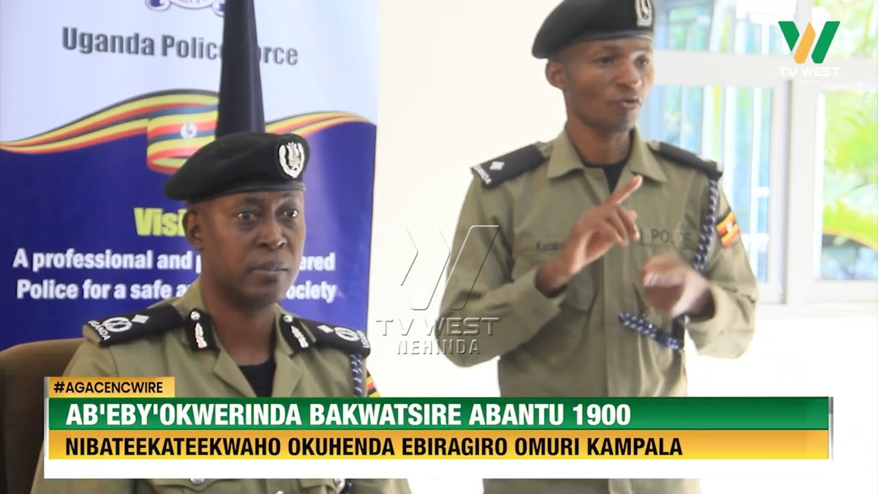 Agacencwire: Ab'eby'okwerinda bakwatsire abantu 1,900 abarikuteekateekwaho kuhenda ebiragiro Kampala