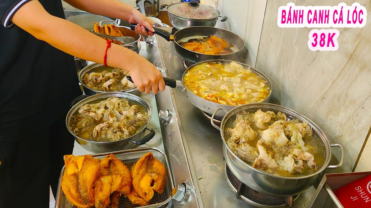 Bánh Canh Cá Lóc Bột Gạo 38K | Chủ quán chia sẻ bí quyết nấu nước ngọt thanh