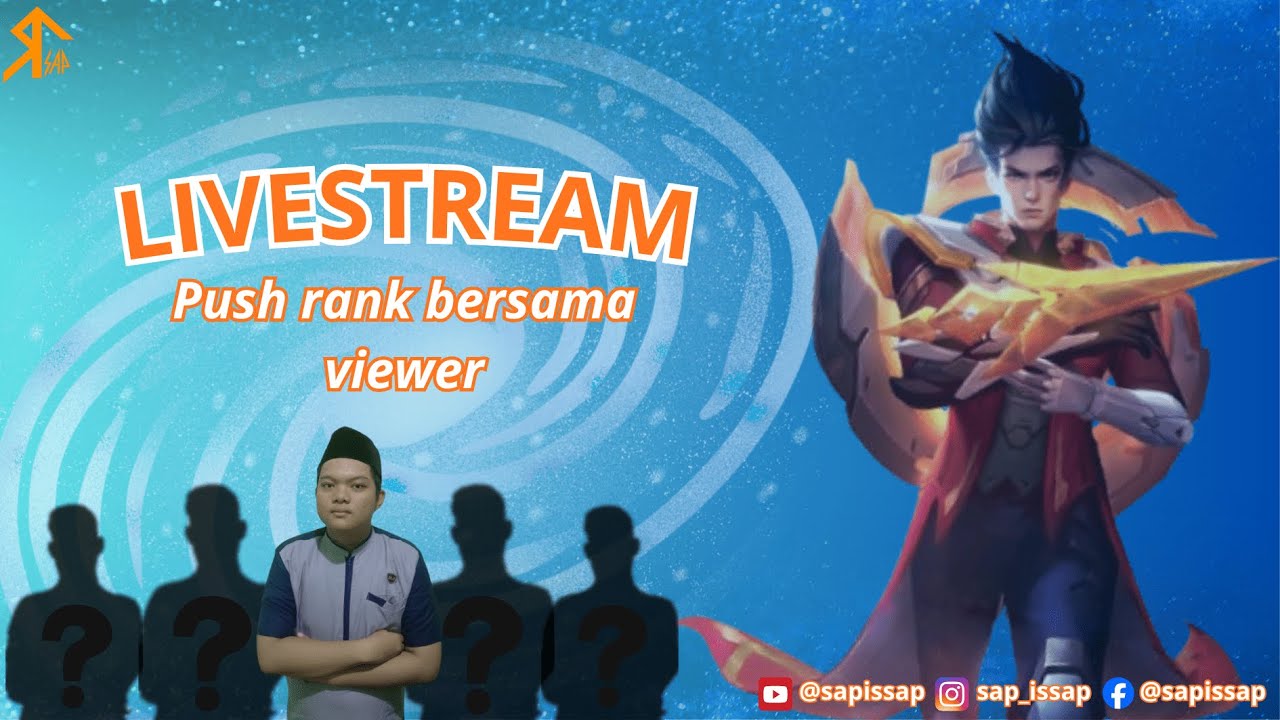 (LIVE) Push rank free mabar!