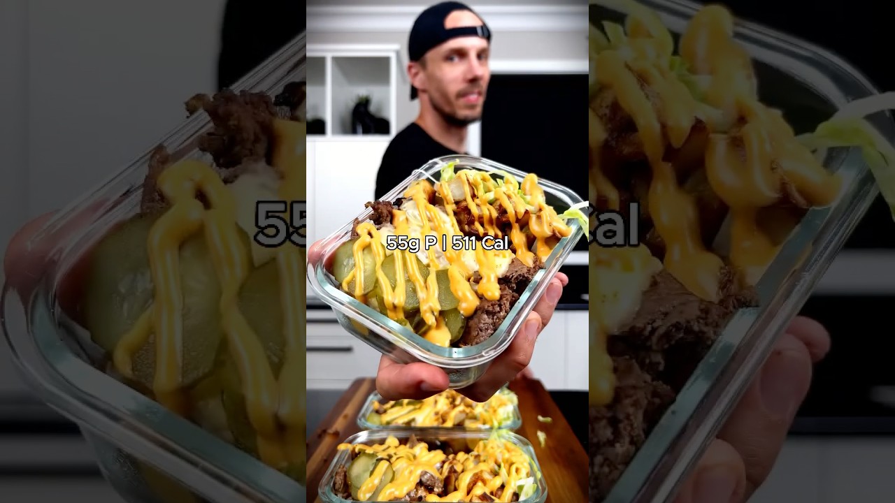 High-Protein Cheeseburger Bowls 🔽