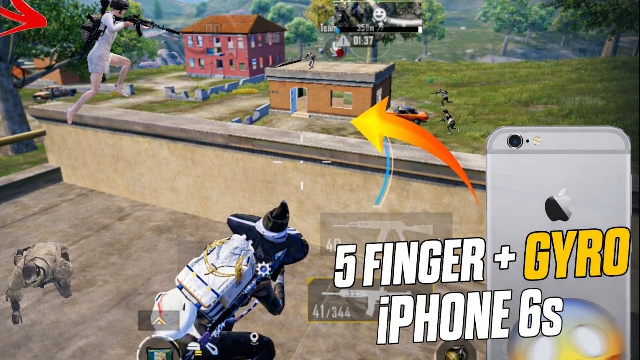 5 FINGER+GYRO IN PUBG MOBILE 🔥 | 1V4 CLUTCH IN PUBG MOBILE 