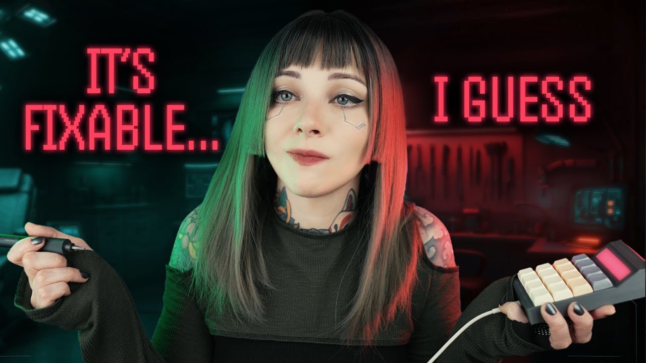Cyber Upgrade Went Wrong ASMR // cyberpunk, light triggers, repair