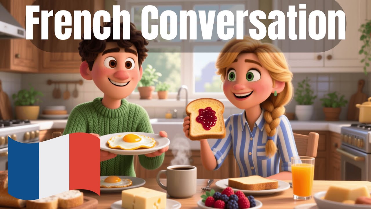 French Listening Practice: A Complete Breakfast Conversation from Start to Finish